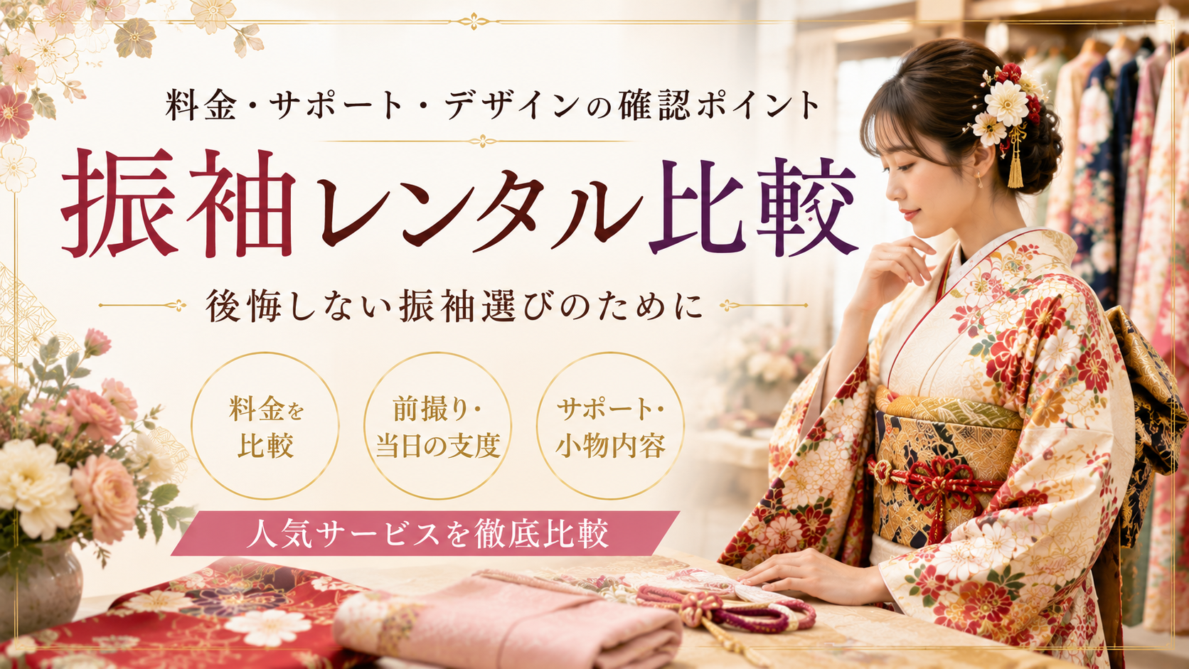 母娘で検討する振袖レンタル比較｜料金・サポート・デザインの確認ポイント